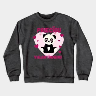 Latviski Priecīgu valentīndienu - Panda Crewneck Sweatshirt